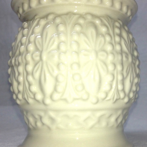 Vintage Lenox Handcrafted Porcelain White Small Tea light Candle Holder NIB - Picture 4 of 8
